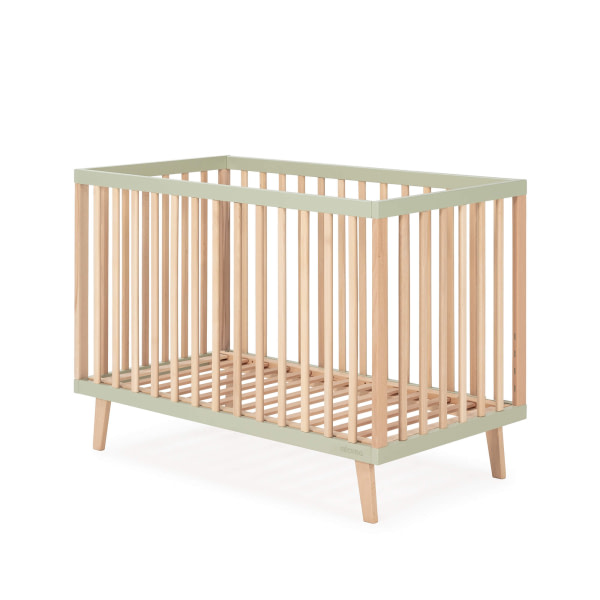 CUNA DE 120X60 MENCIA VERDE MINT/MADERA - 1