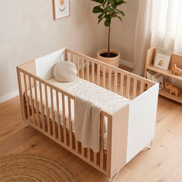 Cuna camita 140 x 70-Big Amaia Blanca - 3