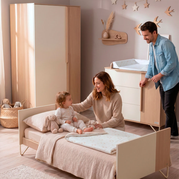 Cuna camita 140 x 70-Big Amaia Blanca - 4