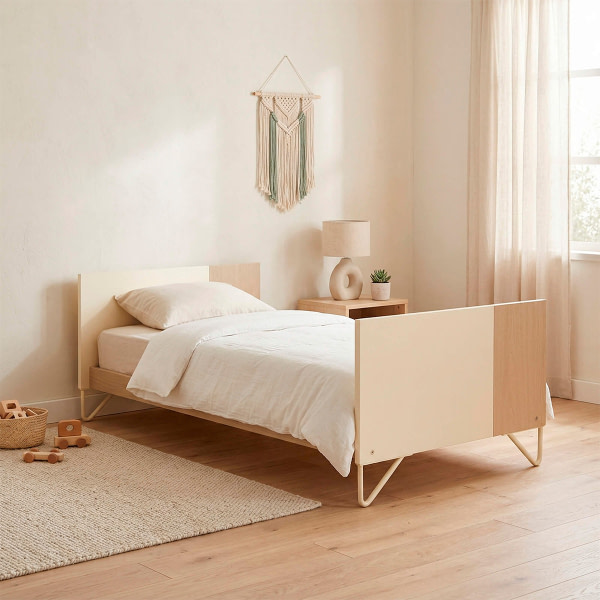 Cuna camita 140 x 70-Big Amaia Vainilla - 4