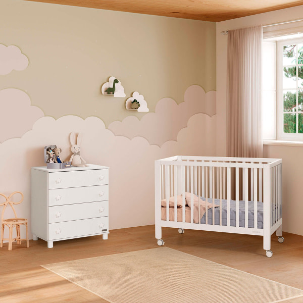 Cuna de 120 x 60-Nayra Blanca - 2