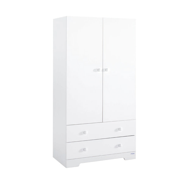 Armario infantil blanco liso