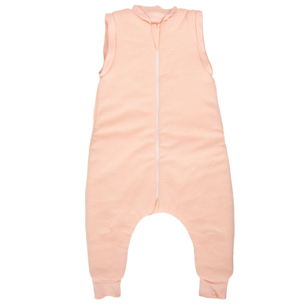 Saco pijama con pies y mangas extraibles 75cm (12-18m) Waffle Rosa - 3