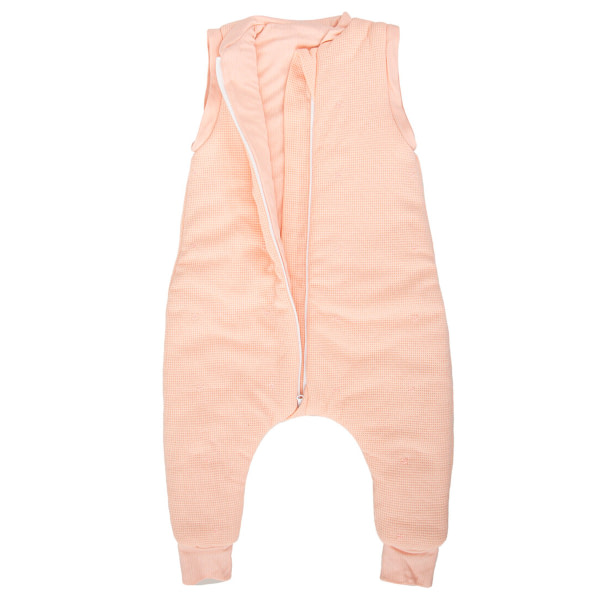 Saco pijama con pies y mangas extraibles 75cm (12-18m) Waffle Rosa - 4