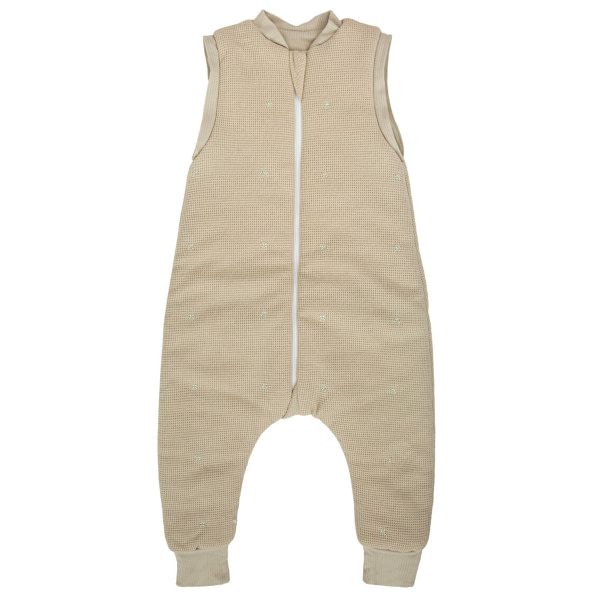 Saco pijama con pies y mangas extraibles 75cm (12-18m) Waffle Verde - 3