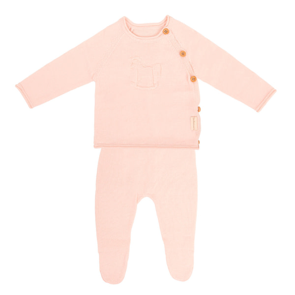 Conjunto Jubon y Polaina Jules Rosa (T.0-1M)