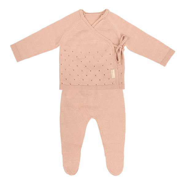Conjunto Jubon y Polaina Odette Lino (T.0-1M)
