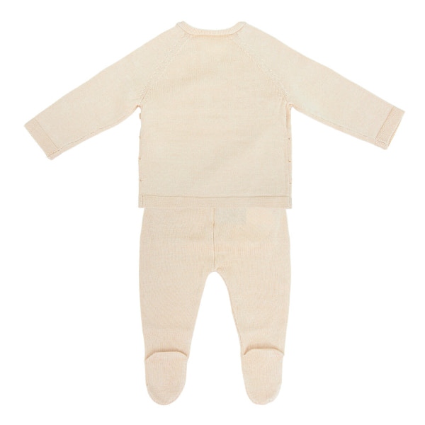 Conjunto Jubon y Polaina Odette Beig (T.0-1M) - 2