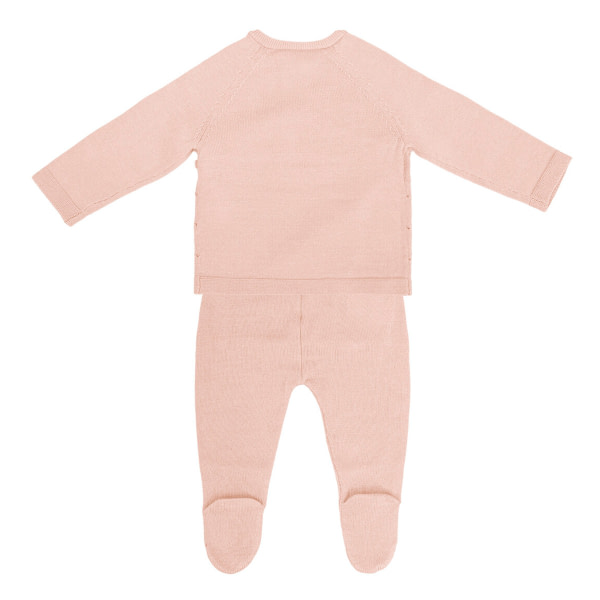 Conjunto Jubon y Polaina Odette Rosa (T.0-1M) - 2