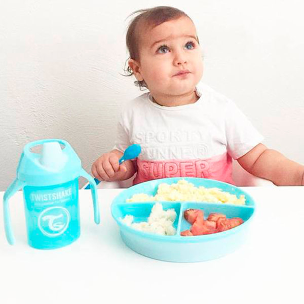 Plato dividido con tapa varios colores - 2