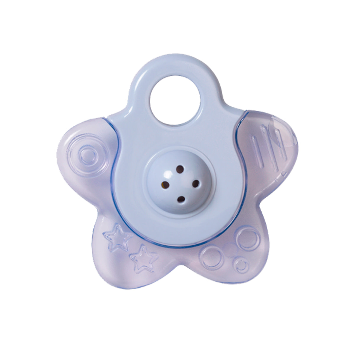Juguete bebés mordedor de agua con sonajero “Star” varios colores - 