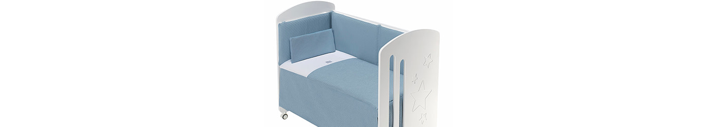 Colchas y protectores cuna bebé