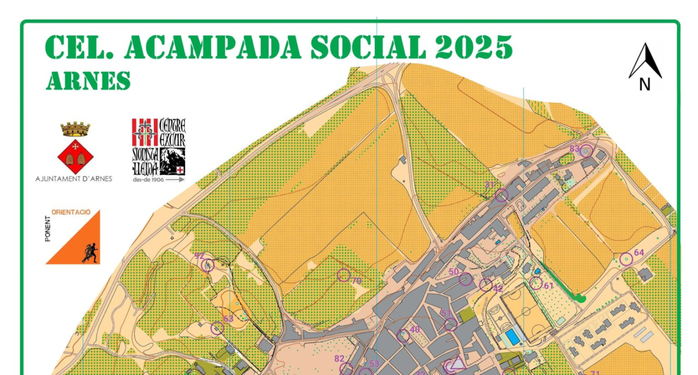 Prova de Orientació en la Acampada Social!