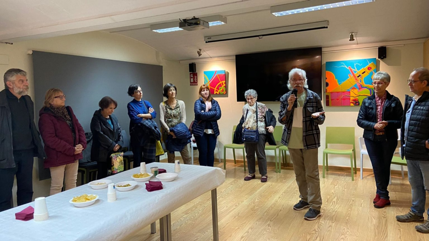 Inaguración de la exposición de pintura “el Procés català i la Seu vella”, de Jesús Insa