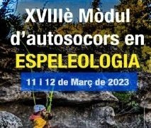 La Federación Catalana de Espeleología organiza un módulo de autosocorro en Espeleología