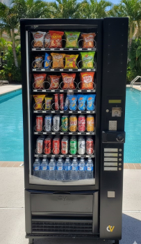 MAQUINA VENDING SNACK Y BEBIDAS FRÍAS NECTA SFERA P FOOD BLINDADA