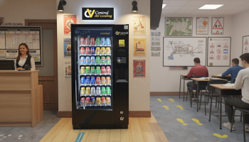 MAQUINA VENDING VENDO G-DRINK BEBIDAS FRÍAS CON PANTALLA TACTIL Y SISTEMA DE PAGO CON TARJETA Y MOVIL NUEVO