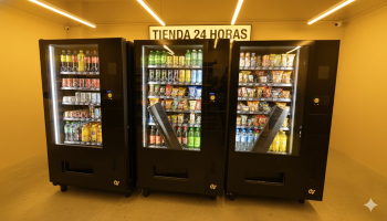 LOTE 3 MAQUINA VENDING VENDO G-SNACK CON PANTALLA TACTIL CON MONEDERO Y BILLETERO