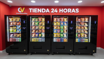 LOTE 4 MAQUINA VENDING VENDO G-SNACK CON PANTALLA TACTIL MONEDERO Y BILLETERO