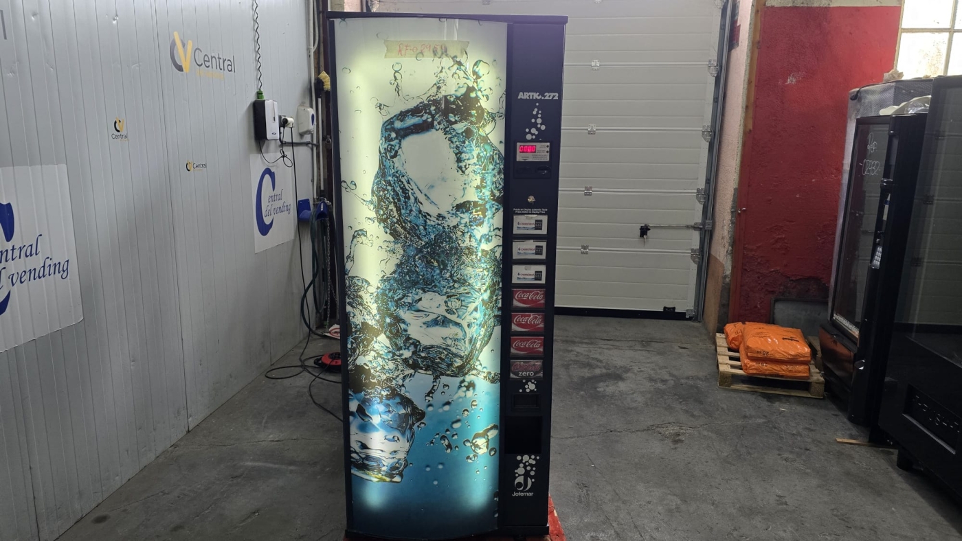 MAQUINA VENDING PARA LATAS & AGUAS 0,5 L JOFEMAR ARTIC 272-1