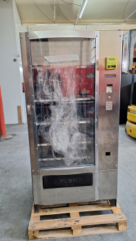 MAQUINA VENDING SNACK Y BEBIDAS BIANCHI BLINDADA DE ACERO INOXIDABLE CON SISTEMA DE PAGO TARJETA Y MOVIL