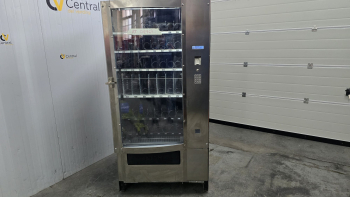 MAQUINA VENDING SNACK Y BEBIDAS BIANCHI BLINDADA DE ACERO INOXIDABLE CON MONEDERO DE CAMBIO