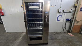 MAQUINA VENDING SNACK Y BEBIDAS BIANCHI BLINDADA DE ACERO INOXIDABLE CON MONEDERO DE CAMBIO PAYTEC NUEVO