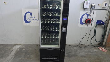 MÁQUINA VENDING PARA BEBIDAS Y SNACK NECTA SNAKKY CON MONEDERO DE CAMBIO PAYTEC INSTALADO