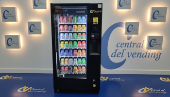 MAQUINA VENDING VENDO G-DRINK BEBIDAS FRÍAS con pantalla táctil CON MONEDERO DE CAMBIO