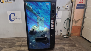 MAQUINA VENDING AZKOYEN PALMA B6 BEBIDAS FRÍAS CON MONEDERO DE CAMBIO PAYTEC NUEVO