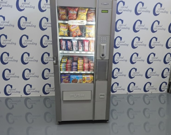 MAQUINA EXPENDEDORA VENDING DE SNACKS Y BEBIDAS FRIAS BIANCHI CON MONEDERO DE CAMBIO PAYTEC Y BILLETERO