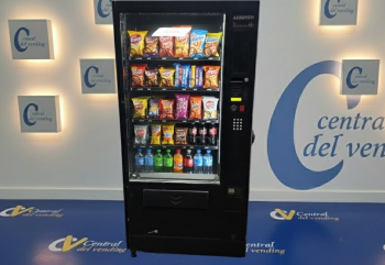 MAQUINA EXPENDEDORA VENDING SNACKS Y BEBIDAS FRÍAS AZKOYEN PALMA HZ87