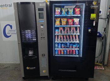 LOTE MÁQUINA VENDING BIANCHI 972 DOBLE CAFE EN GRANO Y VENDO G-SNACK CON PANTALLA TACTIL y MONEDERO  NUEVO
