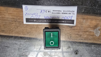 BOTÓN INTERRUPTOR 220V CON LUZ