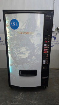 MAQUINA VENDING AZKOYEN PALMA B9 PARA AGUAS 1.5L, latas y aguas 0,50cl con monedero y tarjetero