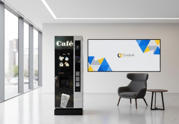 MAQUINA VENDING NECTA CANTO TOUCH DE DOBLE CAFE GRANO CON PAGO CON TARJETA
