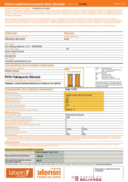 Ensayo acústico Triple 11