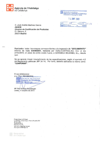 Ensayos laboratorio Superenvà ® 10