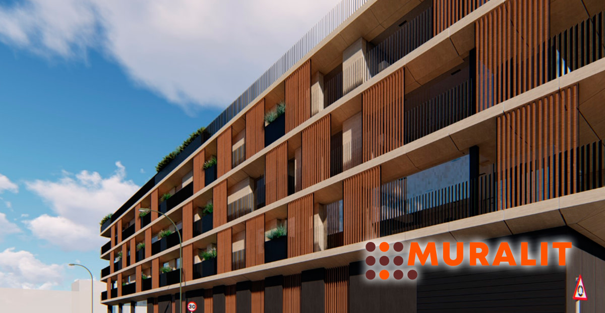 Obra Muralit. Edificio Ctra. de Roda. VIc