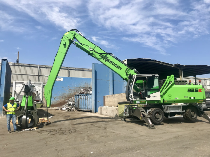 Entrega de 3 Sennebogen modelo 825E a Ferimet en Granollers