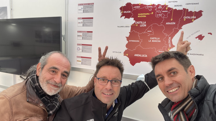 Cervisimag en la feria Smopyc de Zaragoza: representando a Sennebogen, Finlay y Arjes