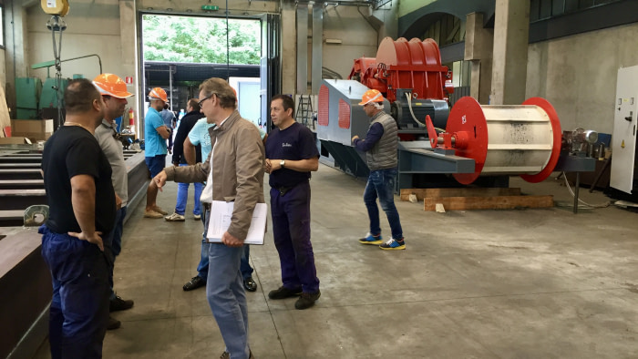 Visita a la fábrica de Taurus en Italia con recicladores de Catalunya