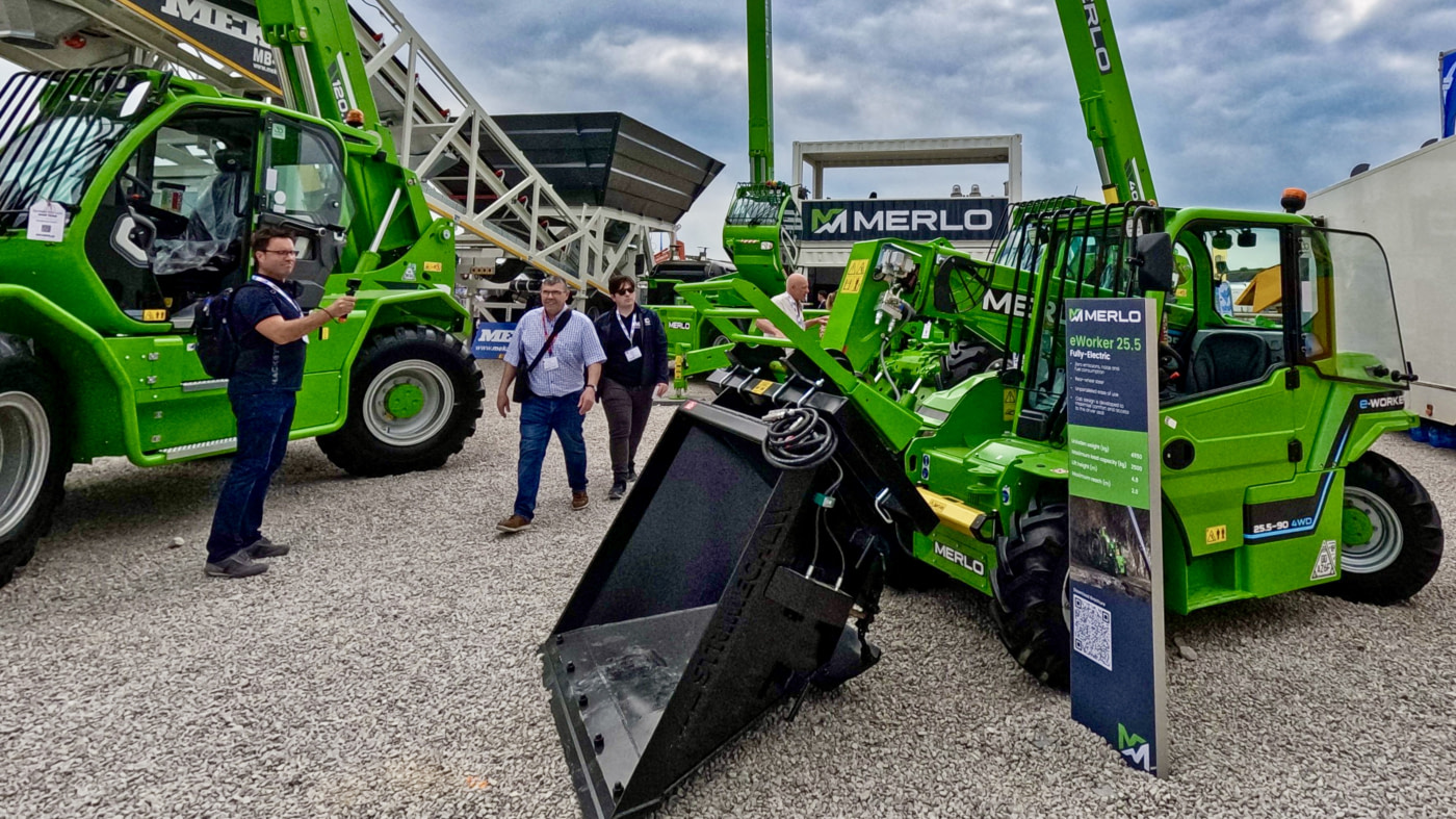 Cervisimag presenta los nuevos modelos de Merlo en Hillhead 2024