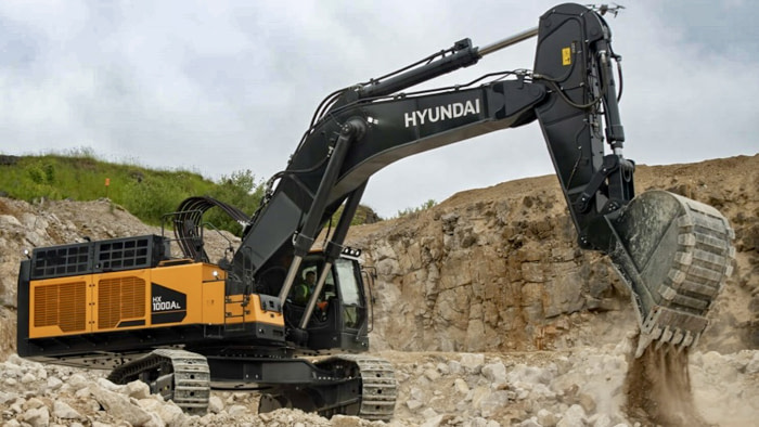 Hyundai HX1000AL: potencia y tecnología para excavaciones a gran escala