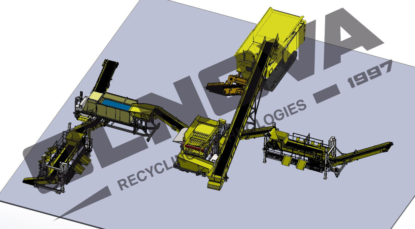 OLNOVA Metal Processing Plant: la solución móvil y eficiente para el reciclaje de metales