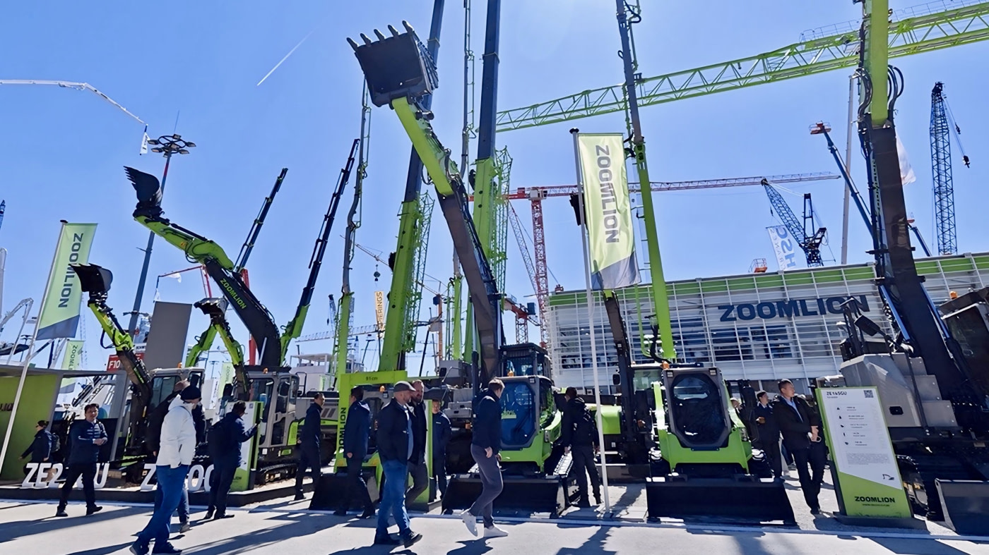 Zoomlion impresiona en Intermat 2024: tecnología, calidad y visión de futuro