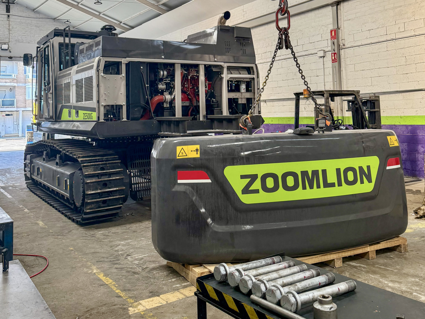 ¿Sabías que… las Zoomlion llegan a Cervera “a medida” según su tonelaje?