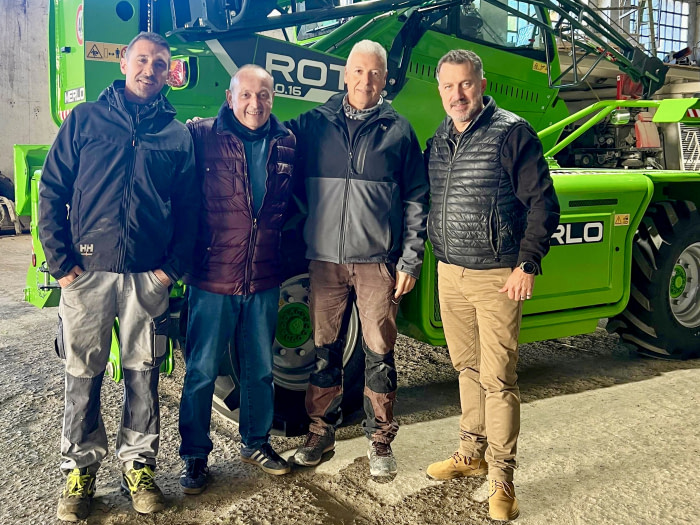 Entrega de la Merlo Roto 40.16 en Arenys de Munt: precisión y versatilidad en obra
