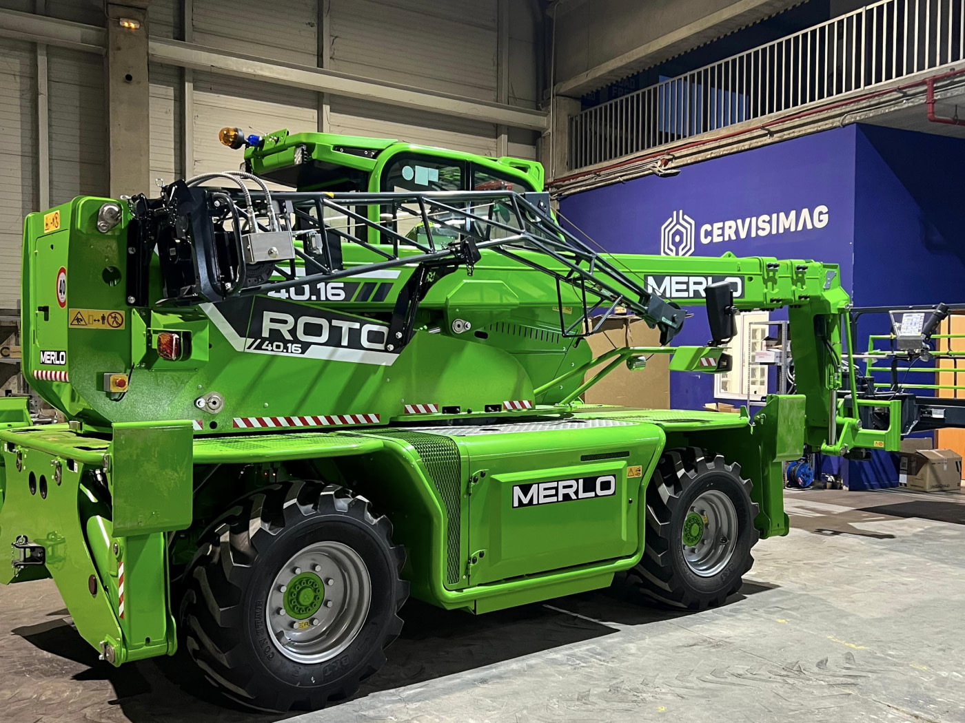 Merlo Roto 40.16: presentación técnica y preparativos de entrega en nuestro taller de Montornès del Vallès