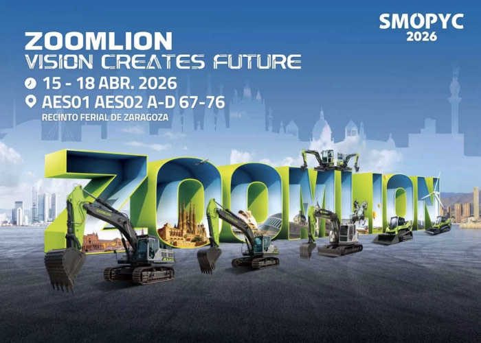 Cervisimag en SMOPYC 2026: estaremos en el stand de Zoomlion del 15 al 18 de abril en Zaragoza